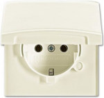 Delivered with sealing ring. IP 44 only in conjunction with cover frames All Weather 44. With screwless terminals. DP (2 P + E) 2CKA002064A0309 | 4011395178423