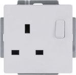 1gang With screw-type terminals. SP switched Without claws. Only for mounting in flush-mounted wallboxes 2CKA002190A0218 | 4011395131787