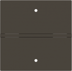 Color: Total Anthracite.   Rocker cover without symbol for KNX sensor/actuator.   Suitable for codes: RB/U 1.1.   Size: 2 modules. 2CLA222100N1601 | 8427238241937