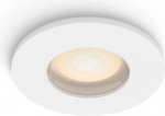 Hue Adore Recessed Ceiling Light, White, GU10, 1x4.2W, 400 lm, IP44 White Ambiance 929004611401 | 8721103072962