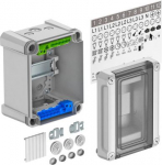 Consumer unit 3 mod. 150x190x125mm, IP66 with contact terminal 2008840 | 4012196465743