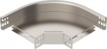 Horizontāls 90&deg; līkums visu veidu kabeļu renēm ar malas augstumu 60&nbsp;mm.  Platums 100 mm ir stūrainajā izpildījumā un neatbilst attēlam. 7134130 | 4012196820931