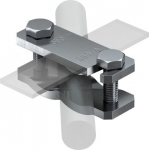&bull; Armatūras stieņiem &Oslash; 6-22 mm un plakanvadiem 50 x 4 &bull; Samontēta, ar skrūvēm M10 x 40 &bull; Versija ...-AS ar skrūvēm M10 x 30 &bull; Vienkār&scaron;a montāža, pateicoties atvērtai, garenai atverei 5313058 | 4012195237372