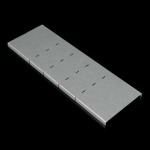 Cover for covering the rising elbow, made for stainless steel route with width 125 mm NIXVSO 90X125_IX | 8595568904720