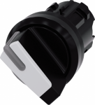 Selector switch, illuminable, 22 mm, round, plastic, white, selector switch, short, 2 switch positions O-I, latching, actuating angle 90�, 10:30h/13:30h 3SU1002-2BF60-0AA0 | 4011209956148