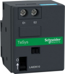 Auxiliary latch block TeSys D, 42...48 V DC/AC 50...60 Hz. range: TeSys - product or component type: mechanical latch block - product compatibility: LC1D40...D65, LP1D40...D65 - control circuit voltage: 42/48 V AC 50/60 Hz, 42/48 V DC. LA6DK10E | 338 ...