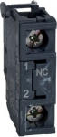 Single contact block, Harmony XB4, silver alloy, gold flashed, screw clamp terminal, dusty environme ZBE1026P | 3389110862843