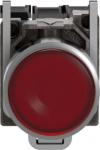 Illuminated push button, Harmony XB4, metal, red flush, 22mm, universal LED, plain lens, 1NO + 1NC, XB4BW34G5 | 3389110892093