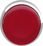Head for illuminated push button, Harmony XB4, metal, red projecting, 22mm, universal LED, spring re ZB4BW143 | 3389110889864