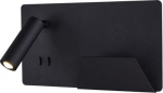 Wall luminaire SOMNILA SPOT, 3000K, 15W, USB, black, right 1003456 | 4024163236133