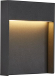 Outdoor wall light FLATT, LED, CCT, 3000K/4000K, IP65, 14W, anthracite 1002952 | 4024163231466