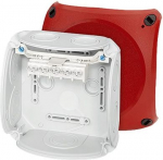 Junction box DK 0604 R with 5 pole terminals 4 mm2, grey with red lid IP66 62000040 | 4012591125310