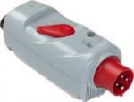 CEE-motor protection plug (PKZM0) +BA 4x16A (3P+PE) 6h (10-16A) IP44 grey/red 540141601