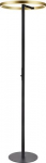 ONE STRAIGHT FL, Free-standing lamp black/brass 20W 1200/1200lm 2700/3000K CRI90 140&deg; 1006353 | 4024163265539