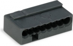 MICRO PUSH WIRE connector 8-conductor terminal block, dark grey 243-208 | 4017332299909
