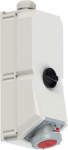 CEE-switched interlocked socket 5x125А(3P+N+E) 400V CAE IP67 white 9755100 | 9003399898372