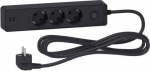 Extension 3 sockets 3m with 2USB black ST943U3B | 3606489494049