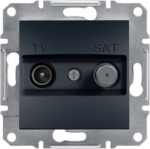 Ending outlet TV-SAT, 1dB, anthracite, Asfora EPH3400171 | 3606480729676