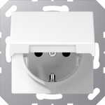 Socket outlet, 16A/250V, white, A500, breakproof A1520BFKLWW | 4011377124448