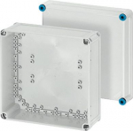 Empty box K 0201 300x300x170mm with opaque lid, grey, empty 60001039 | 4012591116547