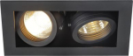 KADUX 2 GU10 Downlight,  matēts melns Gaismeklis max. 2x50W 115520 | 4024163151481