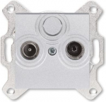 Antenna socket outlet, TV-R, loop-through type with 7 dB tap loss 2CHH083607A6070 | 8592624112327