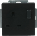 1gang With screw-type terminals. SP switched Without claws. Only for mounting in flush-mounted wallboxes 2CKA002190A0219 | 4011395131794