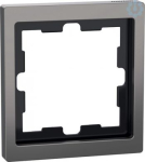 Single frame, nickel, Merten D-Life MEG4010-6550 | 4042811198084