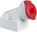 PratiKa industrial socket - 16 A - 3P + E - 380...415 V AC - IP44 83108 | 3303430831082