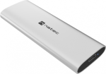 Natec | Rhino M.2 NVME Lite USB-C External, Gen 2 Steel Arctic Silver | Solid-state drive interface NVMe NKZ-2474 | 5901969450934