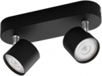 Ceiling luminaire STAR 2x4.5W 2700K 230V 1000lm SELV Dim Black 929003205201 | 8719514435391