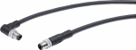 SIMATIC RF200/RF300 Antenna connection cable PUR, UL 758, Length 3 m trailing connector M8 straight/M8 angled to be connected between reader and antenna 6GT2391-0AH30 | 4034106025557