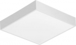 Ceiling lamp SQ 300 LED PLUS LENS 2300lm 840 IP54 II cl. OPAL (24W) 300mm white 664144 | 5905963664144