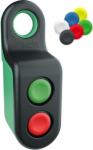 Wireless and batteryless transmitter, Harmony XB5R, plastic, black, 2 simples action ZBRM22A0 | 3606480891083