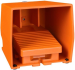 Harmony XPE, Double foot switch, metal, blue, with cover, trigger mechanism, 1 step, 2 contacts 2 NO XPER410 | 3389110470932