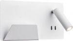 Wall luminaire SOMNILA SPOT, 3000K, 15W, USB, white, left 1003457 | 4024163236140