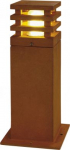 RUSTY SQUARE 40, rusted steel, E27 Energy Saver, max. 11W, IP55 229420 | 4024163101400
