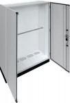 Steel enclosure, Univers, IP55, CL2, 1850x1300x400 mm, plinth H100 mm FR25H1 | 3250616004221