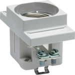 Fuse Base DIII E33 1x63A DIN rail screw connection cover ceramic L54D | 4010330740435