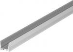 Grooved GRAZIA 20 surface-mounted profile in 1, 2 and 3 m lengths, excluding cover for installing LED strips up to 20 mm wide. The profile is available in white, black and anodised aluminium. 1000514 | 4024163188067