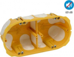 2 set cavity wall box &Oslash;68xh50mm with membranes, sound insulation KPL 64-50/2LD_NA | 8595568926968