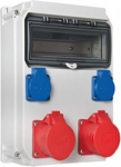 Distribution box 32/5+16/5 2GS M32 HALLEIN with breaker 9012113WE