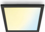 !!! EOL !!! Ceiling luminaire Panel WiZ, 12W, 2700-6500K, TW, 1000Lm, IP20, square, black 929003241901 | 8719514554917