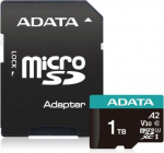MEMORY MICRO SDXC 1TB W/AD./AUSDX1TUI3V30SA2-RA1 ADATA AUSDX1TUI3V30SA2-RA1 | 4711085945273
