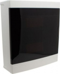 Distribution box wall mounted 24 modules, transparent door, IP40 ENC24STR | 4752255021403