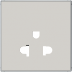 Color: Duna .   Cover plate with Euroamerican type figure for universal socket outlet code: 8139. 2CLA853800A6201 | 8427238236551