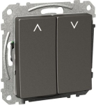 Shutter control, Exxact,  screwless, anthracite WDE003154 | 3606480202889