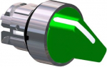 Head for selector switch, Harmony XB4, green &Oslash;22 mm 2 position stay put ZB4BD203 | 3389110801514