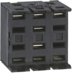 Plug in socket adaptor, Harmony XB6, printed circuit board accessory, 16mm push button, set of 10 ZB6Y010 | 3389110767636