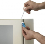 Paint for touching up with a brush. Colour RAL 7035. Air drying NSYTUP7035 | 3606480185045